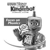 Fisher Price Mattel Kasey the Kinderbot Cartridge Focus Phonics B0688 Toy manual cover