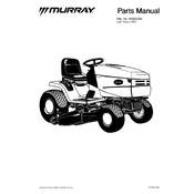 Murray 46562x8A Tractor manual cover