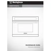 Westinghouse WMB4425DSC Microwave manual cover