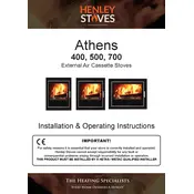 Henley Stoves Athens 500 Stove manual cover