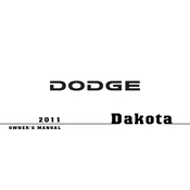 Ram Dakota 2011 Truck manual cover