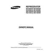 Samsung RB195BS Refrigerator manual cover