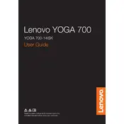 Lenovo IdeaPad Yoga 700-14ISK Laptop manual cover