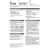 Icom CS-705 Software manual cover