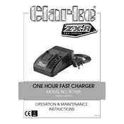 Clarke 6487050 BCH20 One Hour Fast Charger manual cover