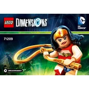 LEGO Wonder Woman 71209-1 Construction Set manual cover