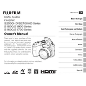 Fujifilm FinePix S1600 Camera manual cover