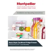 Montpellier MAB346C Refrigerator manual cover