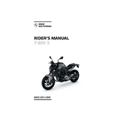 BMW F 900 R 2022 Motorcycle manual cover