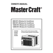 Master Craft MCRAC6KEWM Air Conditioner manual cover