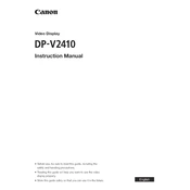Canon DP-V2410