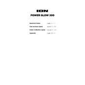 ION Power Glow 200 manual cover