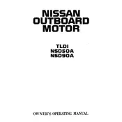 Nissan NSD90A Outboard Motor manual cover