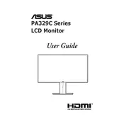 ASUS ProArt Display PA329C Monitor manual cover