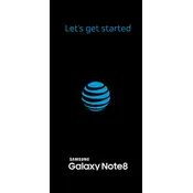 Samsung Galaxy Note 8 AT&T SM-N950UZKAATT Phone manual cover