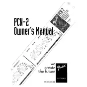 Fender PCN-2 Audio Crossover manual cover