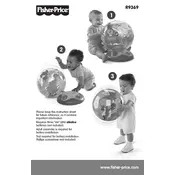 Fisher Price Mattel 1-2-3 Lights and Sounds Tetherball R9369 Toy manual cover