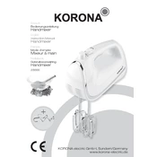 Korona 23000 Mixer manual cover