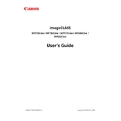 Canon imageCLASS MF733Cdw manual cover