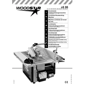 Woodstar C6 06 3902403000 Combination Machine manual cover