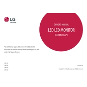 LG 27UK500 27UK500-B.AUS Monitor manual cover