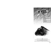 Tyco Mattel Batcycle H6954 Toy manual cover