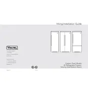 Viking DFBB536 Refrigerator manual cover