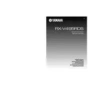 Yamaha RX-V495RDS Receiver manual cover