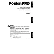 Poulan Pro PP2000T Tiller manual cover