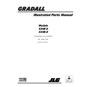 Gradall 534B-6 Forklift manual cover