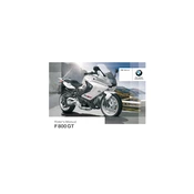 BMW F 800 GT 2013 Motorcycle manual cover