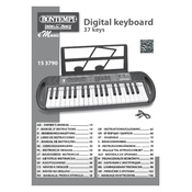 Bontempi 15 3785 Digital Keyboard manual cover