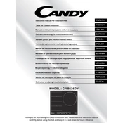 Candy CFIB636DVP manual cover