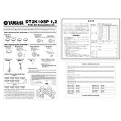 Yamaha DT2K10SP1 Drum Pad manual cover