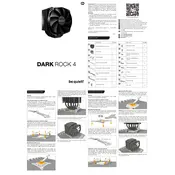 be quiet! Dark Rock 4 Cooler manual cover