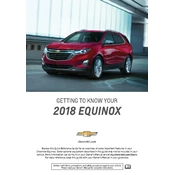 Chevrolet Equinox 2018 manual cover