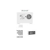 Brandt GE2300B Microwave Oven manual cover