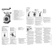 Korona 76150 Scale manual cover