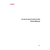 Canon GP-200 manual cover