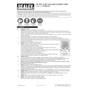 Sealey PC300.V2 Vacuum manual cover