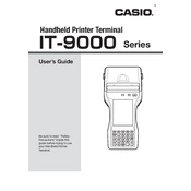 Casio IT-9000 Terminal manual cover