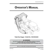 Toro OEM-19A40002000 50-inch Bagger manual cover