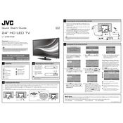 JVC LT-24E45B manual cover