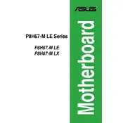 ASUS P8H67-M LE Motherboard manual cover