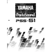 Yamaha PSS-51 Keyboard manual cover