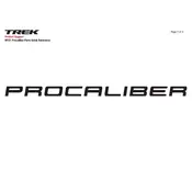 Trek Procaliber Bicycle manual cover