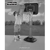 Fisher Price Mattel Grow To Pro Basketball Jr R8931 Toy manual cover