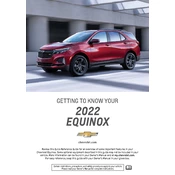 Chevrolet Equinox 2022 manual cover