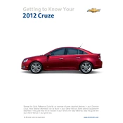 Chevrolet Cruze 2012 manual cover