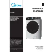 Midea MLH52S7AGS Washing Machine manual cover